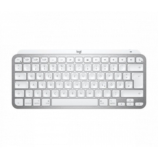 Logitech® MX Keys Mini For Mac Minimalist Wireless Illuminated Keyboard - PALE GREY - US INT'L - EMEA