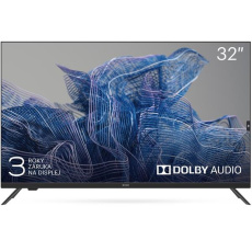 KIVI TV KitchenTV, 32" (81cm), HD LED TV, AndroidTV 11, White, 1920x1080, 60 Hz,2x8W, 33 kWh/1000h ,HDMI ports 2