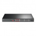 TP-LINK 26-Port 10/100Mbps PoE+ Switch, 24 10/100Mbps PoE+ Ports, 2 Gigabit RJ45 Ports, 2 Combo SFP Slots, 802.3at/af, 2