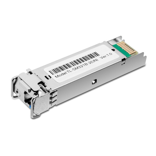 TP-LINK "Gigabit Single-Mode WDM Bi-Directional SFP ModuleSPEC: LC Connector, TX:1310nm/RX:1550nm, Single-mode, 2km"