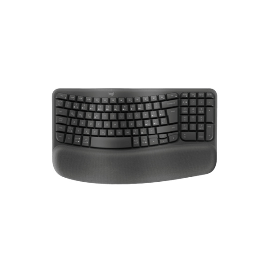 Logitech® Wave Keys wireless ergonomic keyboard-GRAPHITE-CZE-SKY-2.4GHZ/BT-N/A-INTNL-973-UNIVERSAL