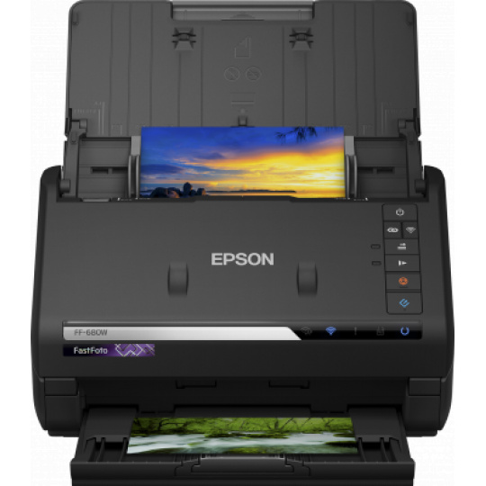 Epson skener FastFoto FF-680W, A4, 600dpi, ADF, duplex, WiFi