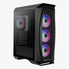 Aerocool MLG Aero One Frost BG, skrinka ATX, sRGB LED ventilátor, čierna, bez zdroja