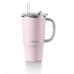 BUYDEEM Termo hrnček so slamkou 700 ml, model DS57, farba ružová