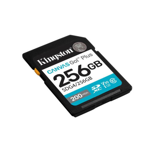 256GB SDXC Canvas Go Plus Gen4 200MB/s C10 UHS-I U3 V30