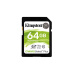 64 GB .SDXC karta Kingston Canvas Select Plus SD Class 10 UHS-I (r100MB/s, w100MB/s)