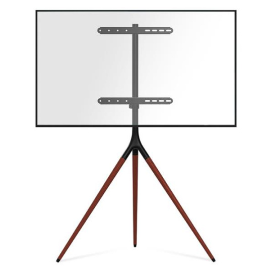 ONKRON Tripod Easel TV Stand for 32” – 65 Inch LED LCD OLED Screens up to 35 kg, Black