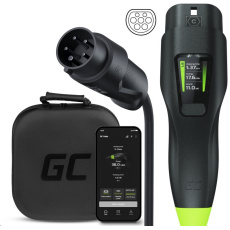 Green Cell Habu Mobile EV Charger 11 kW 7 m Type 2 CEE for Charging Electric Vehicles EV PHEV 2in1 Wallbox with GC App Green Cell Habu Mobile EV Charger 11 kW 7 m Type 2 CEE for Charging Electric Vehicles EV PHEV 2in1 Wallbox with GC App