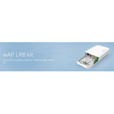 MIKROTIK RouterBOARD wAP LoRa8 kit + L4 (650MHz, 64MB RAM, 1xLAN, 1x 2,4GHz, 1x LoRa 863-870 MHz)