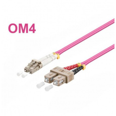 OPTIX LC-SC Optický patch cord 50/125 3m OM4 Duplex