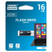 16 GB . USB Flash Drive . GOODDRIVE CUBE Black