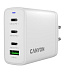 Canyon OnCharge 120ACC, vysokorýchlostná univerzálna nabíjačka do steny, 120W, 3x USB-C , 1x USB-A, biela