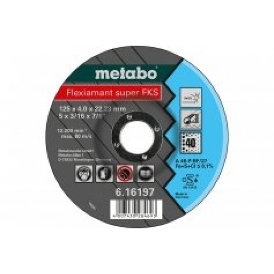 Metabo Flex.Super FKS 60 125x4,0x22,23 Inox    