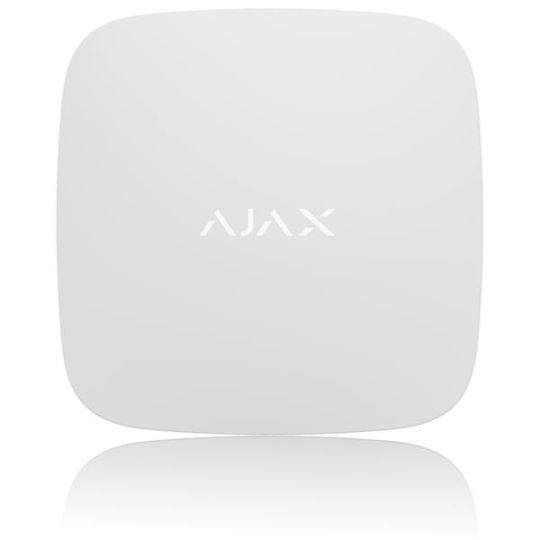 Ajax LeaksProtect White - Bezdrátový detektor zaplavení v bílém provedení; obousměrná šifrovaná komunikace, komunikační protokol J