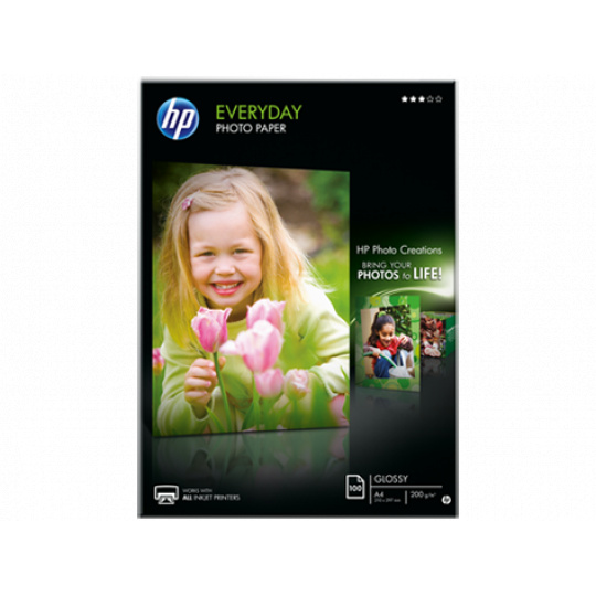 HP Everyday Photo paper 200g/m2,A4 100 sh. NEW