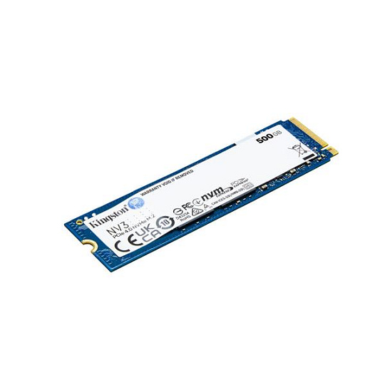 Kingston 500GB NV3 SSD PCIe 4.0 NVMe M.2 2280 ( r5000MB/s, w3000 MB/s ) Kingston 500GB NV3 SSD PCIe 4.0 NVMe M.2 2280 ( r5000MB/s, w3000 MB/s )