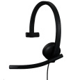 Logitech® H570e USB Headset Mono (Teams version) headset - BLACK - USB-A