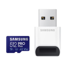512 GB . microSDXC karta Samsung PRO Plus 2023 + USB adaptér