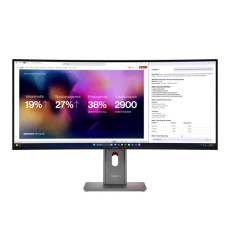 Lenovo P40WD-40 39.7" 5120x2160 2000:1 400cd 4ms HDMI+DP+USB+USB-C+RJ45 dock PD140W repro 3y