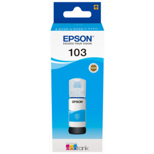 Epson atrament L3xxx Cyan ink container 65ml - 7500str.