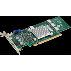 Supermicro 12.8GB/s quad-Port Gen-3 Internal NVMe Host Bus Adapter