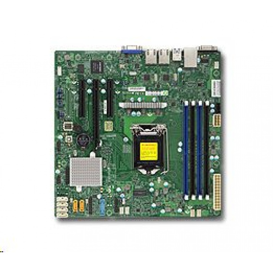 SUPERMICRO MB 1xLGA1151, iC232,DDR4,6xSATA3,PCIe 3.0 (1 x8, 1 x8 (in x16), 1 x4 (in x8)), IPMI (bulk)