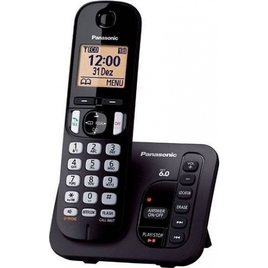 Panasonic KX-TGC220FXB telefon bezsnurovy DECT / cierny