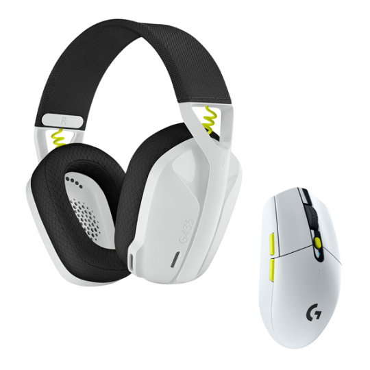 Logitech® G Wireless Gaming Combo - BLACK+WHITE+LIME - EER2