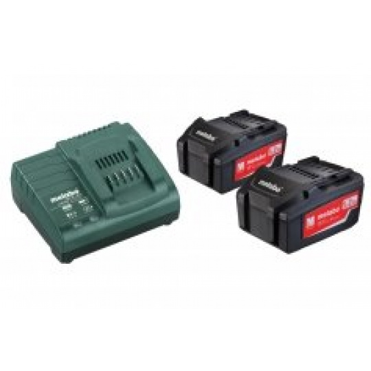 Metabo Basic-Set 2 x 5.2 Ah + Rýchlonabíjačka  ASC 145                   