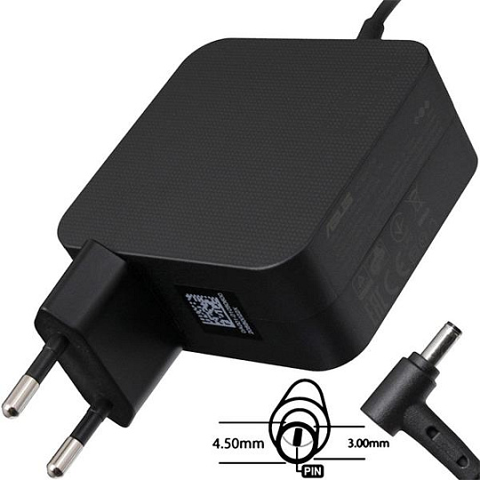ASUS AC NAPÁJACÍ ADAPTÉR 65W 19V 2pin 4.5 x3mm s EU plug