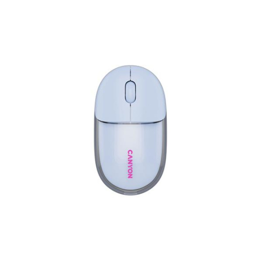 Canyon On Click 24, 2v1 bezdrôtová optická myš Bluetooth / 2.4 GHz, 1.200 dpi, akumulátor 5.000 mAh, modrá