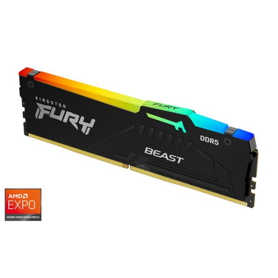 8GB 6000MT/s DDR5 CL36 DIMM FURY Beast RGB EXPO