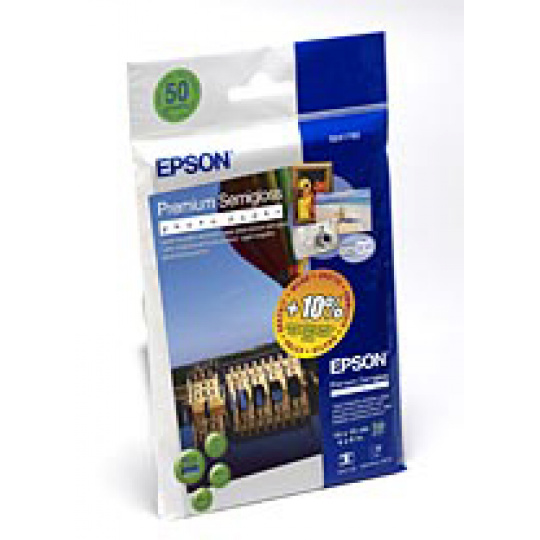 Epson papier Premium Semigloss Photo, 251g/m, 10x15, 50ks