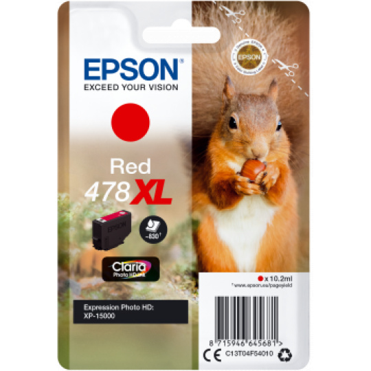 Epson atrament XP-15000 red XL 10.2ml - 830 str.