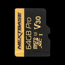 64GB U3 Micro SD Card Nextbase + adapter