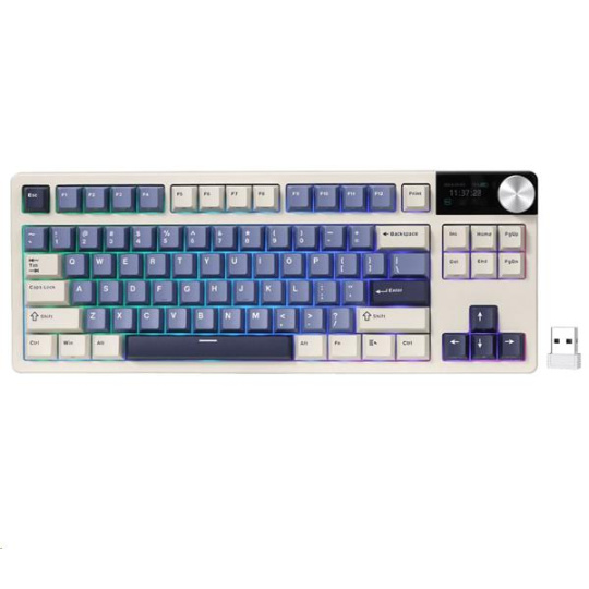 ROYAL KLUDGE RK S85 Horizon Blue Gaming Keyboard Cloud switch