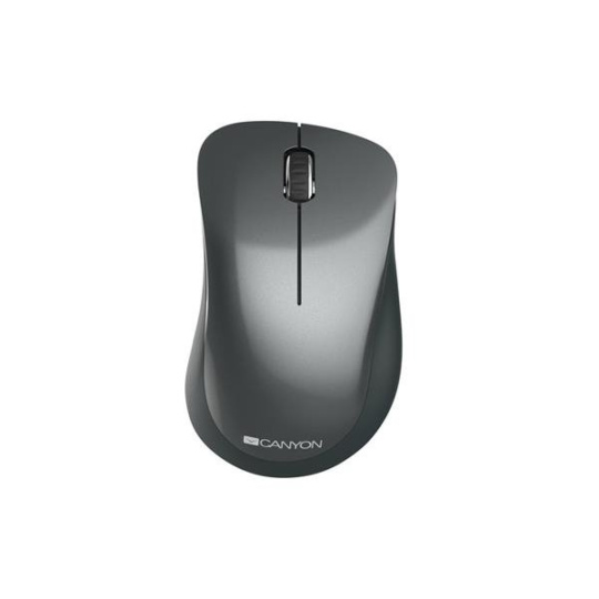 Canyon MW-11, Wireless optická myš Pixart 3065, USB, 1200 dpi, 3 tlač, čierna