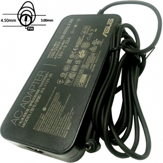 ASUS AC NAPÁJACÍ ADAPTÉR 120W 19V 3pin 4,5 x 3,0mm neobsahuje PW CORD CEE