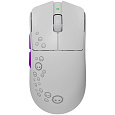 Lorgar MSP81WWH, bezdrôtová herná myš, PixArt 3950, 30 000 DPI, Bluetooth 5.4, 2.4 GHz RF, USB-C, 6 tlačidiel