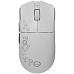 Lorgar MSP81WWH, bezdrôtová herná myš, PixArt 3950, 30 000 DPI, Bluetooth 5.4, 2.4 GHz RF, USB-C, 6 tlačidiel