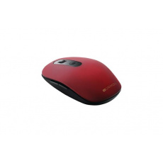 Canyon 2 in 1 Wireless optical mouse with 6 buttons, DPI 800/1000/1200/1500, 2 mode(BT/ 2.4GHz), Battery AA*1pcs, Red, silent swit