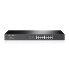 TP-LINK TL-SG1016 16-Port Gigabit Switch, 16 Gigabit RJ45 Ports, 1U 19-inch Rack-mountable Steel Case