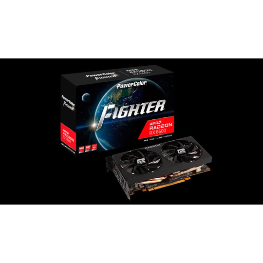 PowerColor Radeon RX 6600 Fighter 8GB/128bit GDDR6 3xDP HDMI 