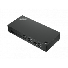 Lenovo ThinkPad USB-C Dock - 90W (2x DP, 1x HDMI, RJ45, 3x USB 3.1, 2x USB 2.0, 1x USB-C, adapter) pripojit max. 3x LCD