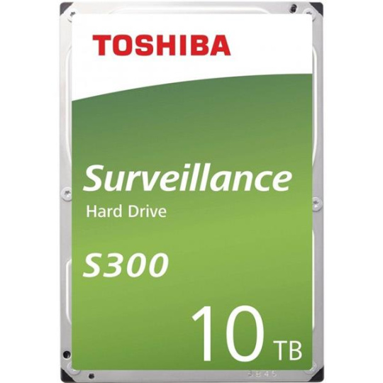 TOSHIBA S300 10TB 3.5-inch 7200 rpm Surveillance Hard Drive