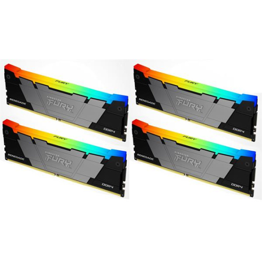 128GB 3200MT/s DDR4 CL16 DIMM (Kit of 4) FURY Renegade RGB