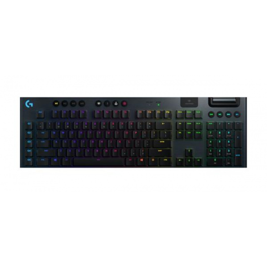 G915 LIGHTSPEED Wireless RGB Mechanical Gaming Keyboard - GL Tactile - CARBON - US INT'L - 2.4GHZ/BT - N/A - INTNL - TACTILE SWITC