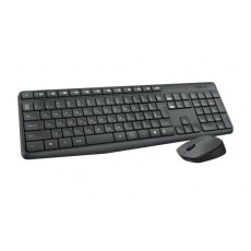 Logitech® MK235 Wireless Keyboard and Mouse - GREY - US INT'L - INTNL