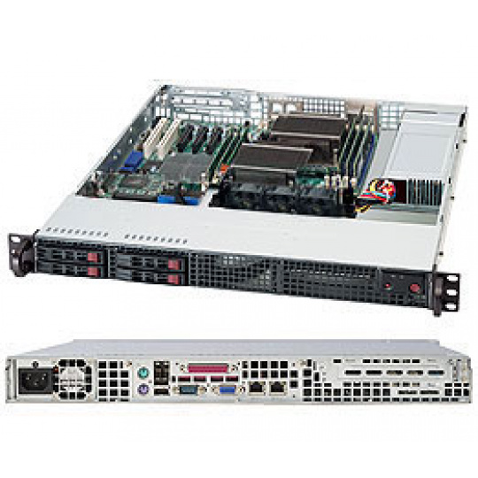 Supermicro® CSE-111TQ-563CB 1U chassis