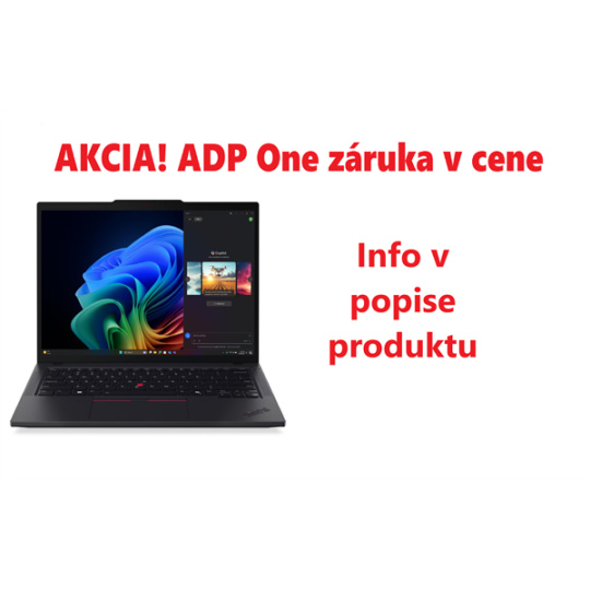 Lenovo TP T14 G6, Ultra 7-258V, 14.0˝ 1920x1200 WUXGA, UMA, 32GB, SSD 1TB, W11Pro, 400N, matný, 3y PS Lenovo TP T14 G6, Ultra 7-258V, 14.0˝ 1920x1200 WUXGA, UMA, 32GB, SSD 1TB, W11Pro, 400N, matný, 3y PS